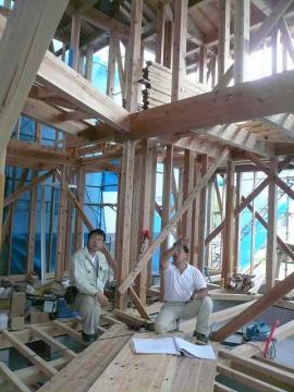 利根邸 2012.5.25現場打ち合わせ