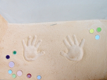樋口邸　子供手形